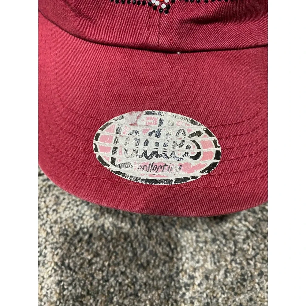 Russell Baseball Cap Ladies OSFM Red Fair Rhinestone South Carolina Gamecocks